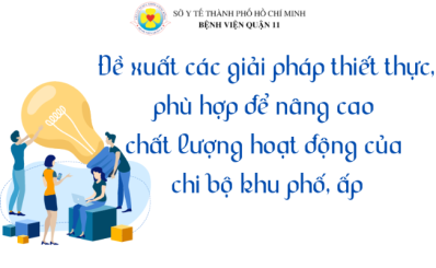 (Thanhuytphcm.vn) - Đề xuất các giải pháp thiết thực, phù hợp để nâng cao chất lượng hoạt động của chi bộ khu phố, ấp